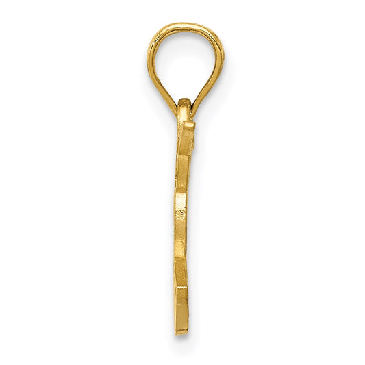 14k Hummingbird Pendant