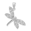 Gold Polished Dragonfly Pendants