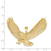 Gold Polished Eagle Pendants