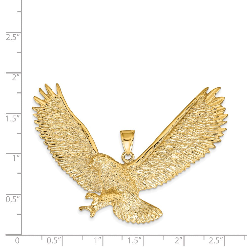 Gold Polished Eagle Pendants