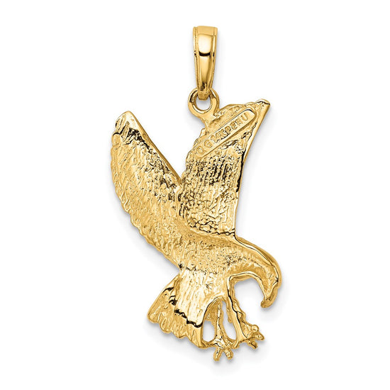 Gold Polished Eagle Pendants
