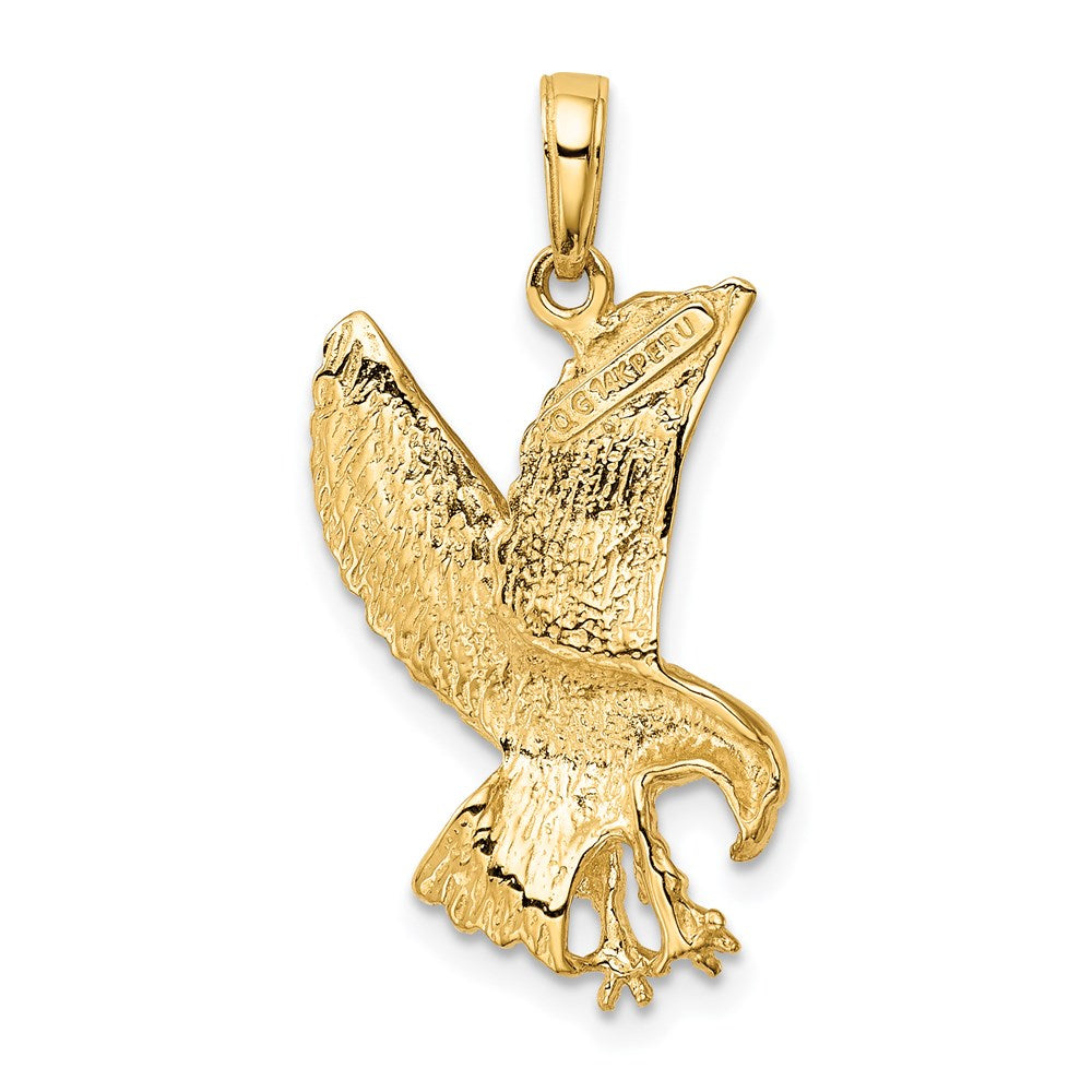 Gold Polished Eagle Pendants