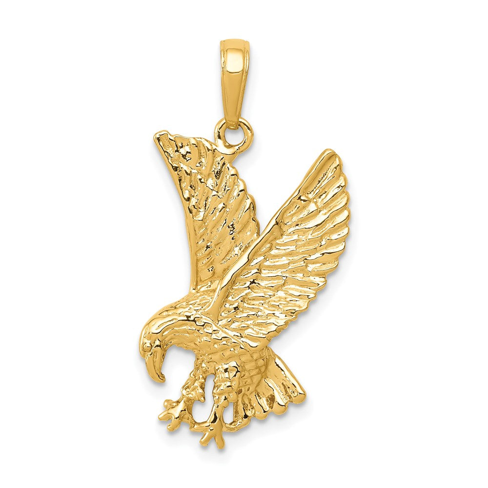 Gold Polished Eagle Pendants
