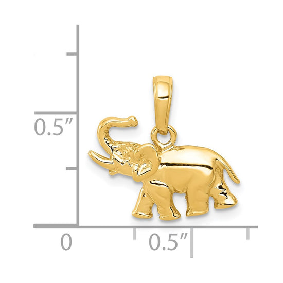 Gold Polished Jungle Animal Pendants