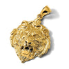 Gold Polished Jungle Animal Pendants
