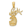 Gold Polished Forest Animal Pendants