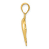 14k Two Dolphins Pendant
