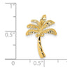 14k Palm Tree Chain Slide