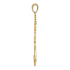 14K Large Map with ITALY Pendant