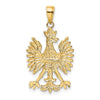Gold Polished Eagle Pendants