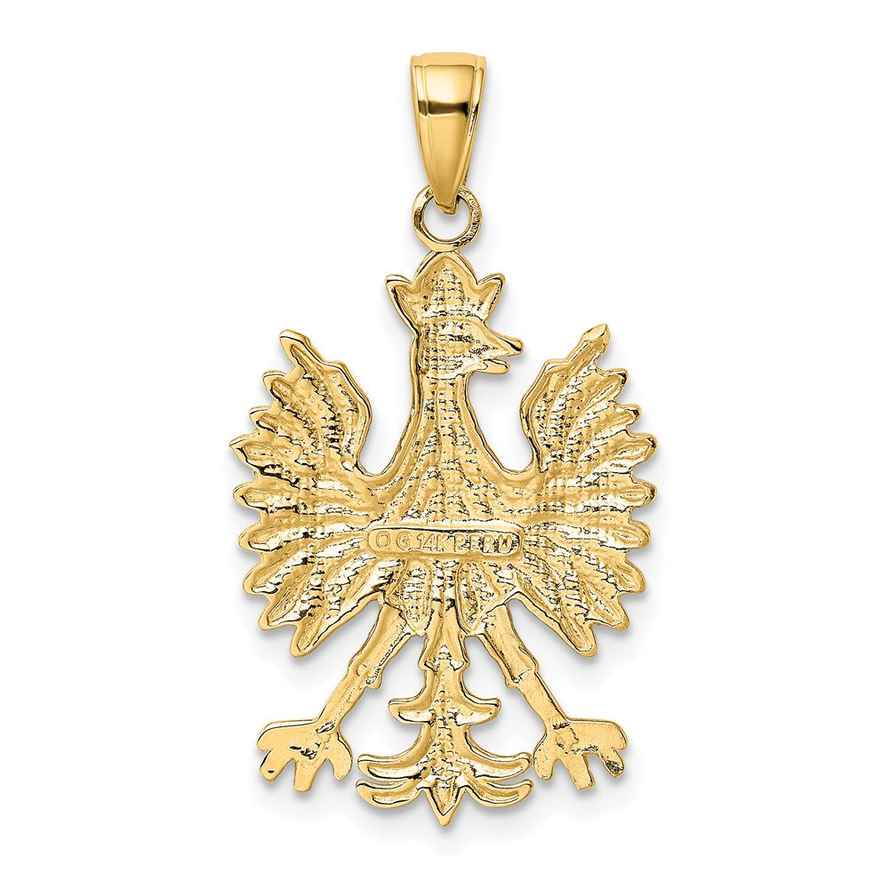 Gold Polished Eagle Pendants