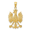 14k Phoenix Mythological Bird Charm