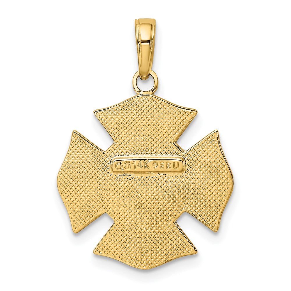 Gold Polished First Responder Pendants