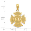 Gold Polished First Responder Pendants
