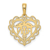 Gold Polished Medical Pendants