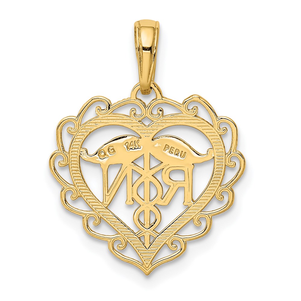 Gold Polished Medical Pendants