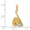 Gold Polished Sports Pendants