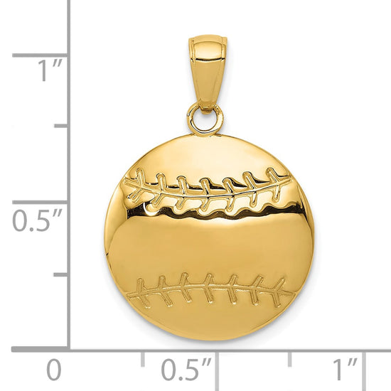 Gold Polished Sports Pendants