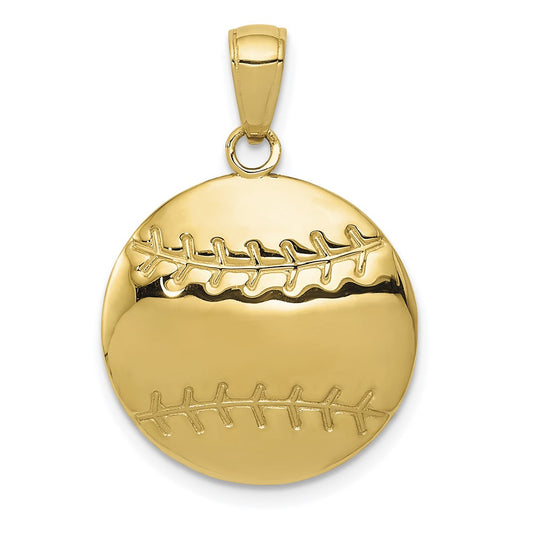 Gold Polished Sports Pendants