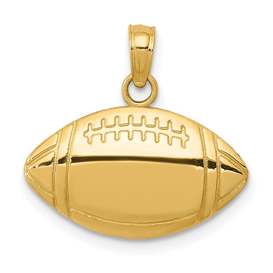 Gold Polished Sports Pendants