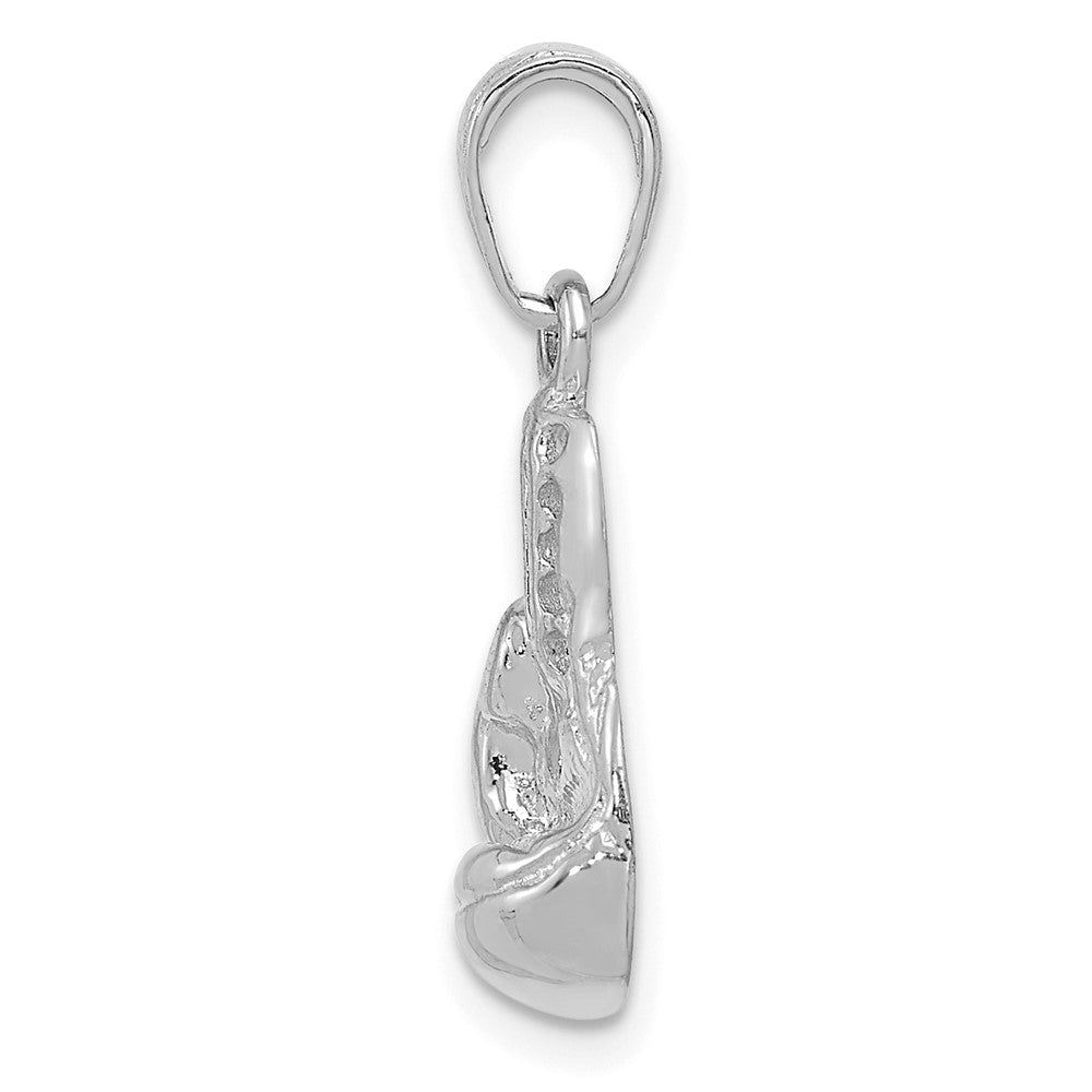 Gold Cut-out Boxing Glove Pendant