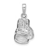 Gold Cut-out Boxing Glove Pendant
