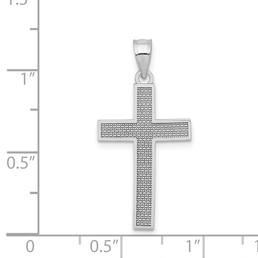 Gold Textured Cross Pendant