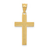 Gold Textured Cross Pendant
