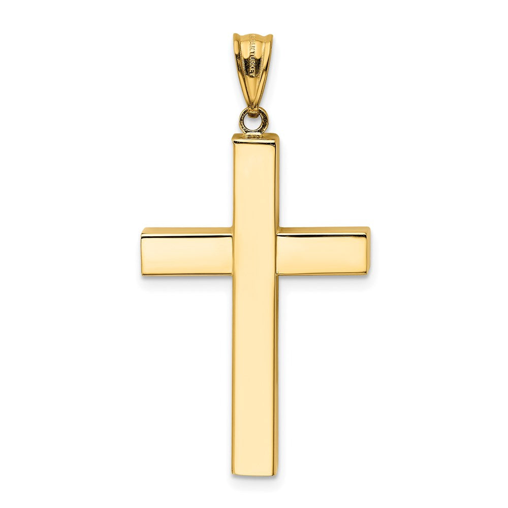 Gold Polished Latin Cross Pendant