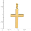 Gold Polished Latin Cross Pendant
