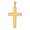 Gold Polished Latin Cross Pendant
