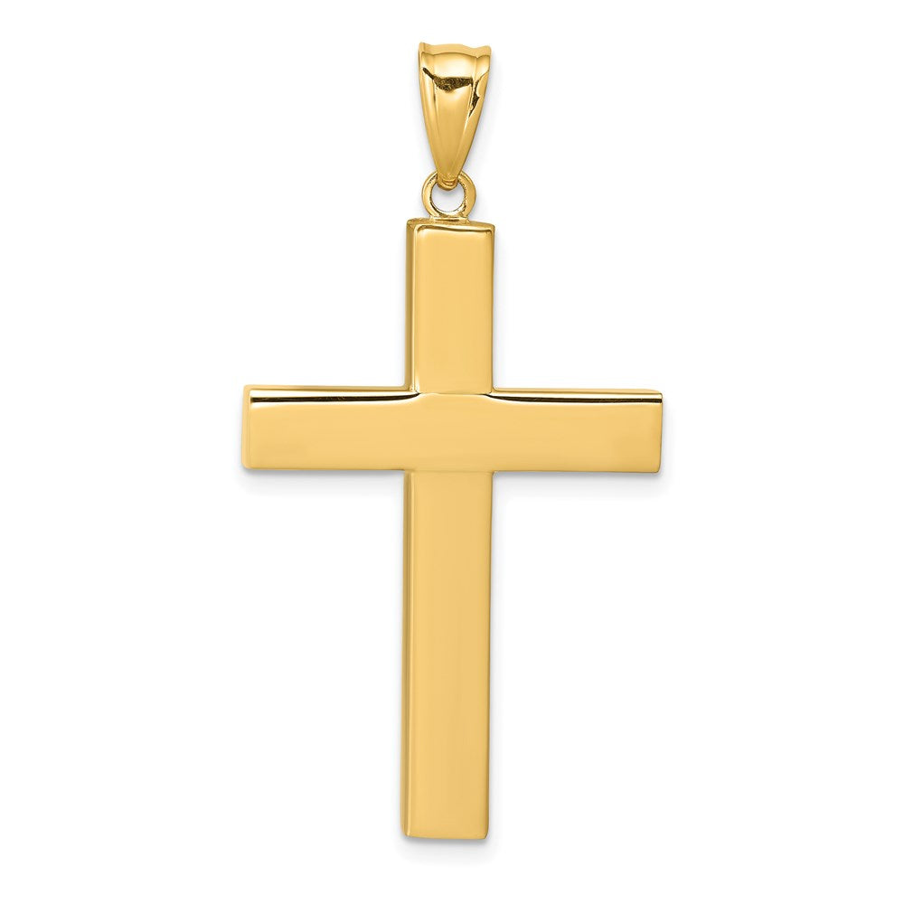 Gold Polished Latin Cross Pendant