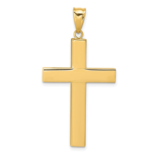 Gold Polished Latin Cross Pendant