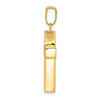 Gold Polished Latin Cross Pendant