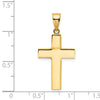 Gold Polished Latin Cross Pendant