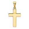 Gold Polished Latin Cross Pendant