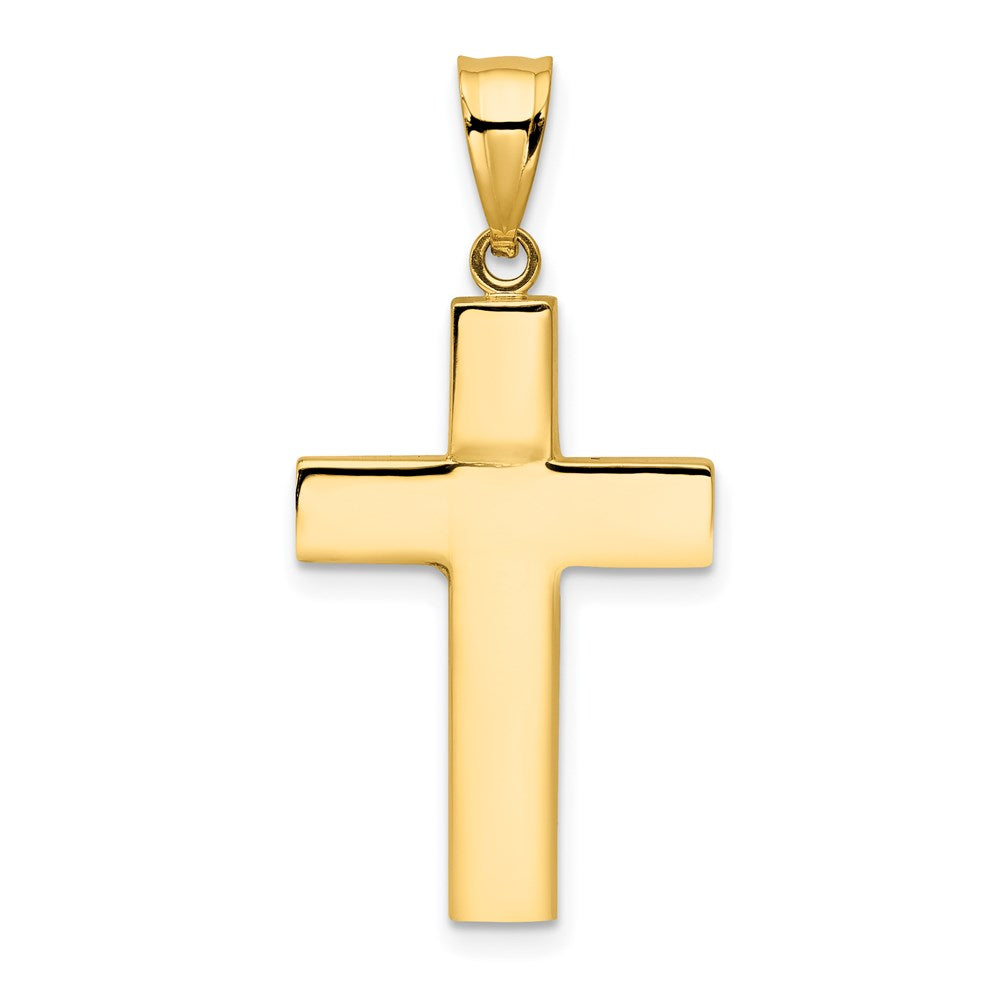 Gold Polished Latin Cross Pendant