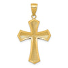 14k Passion Cross Pendant