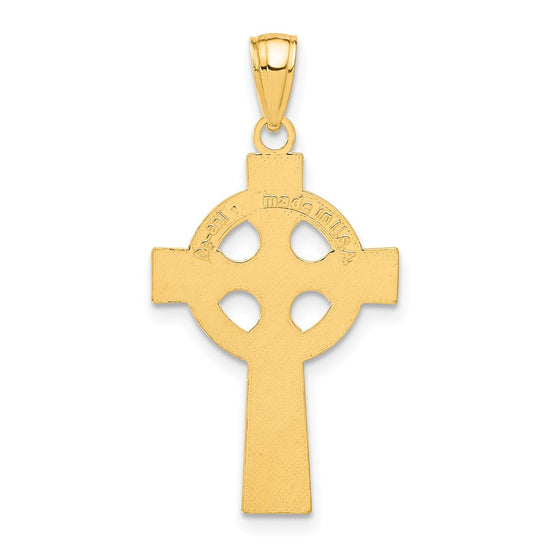 Gold Celtic Cross Pendant