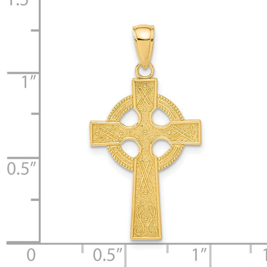 Gold Celtic Cross Pendant