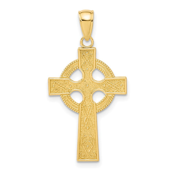 Gold Celtic Cross Pendant