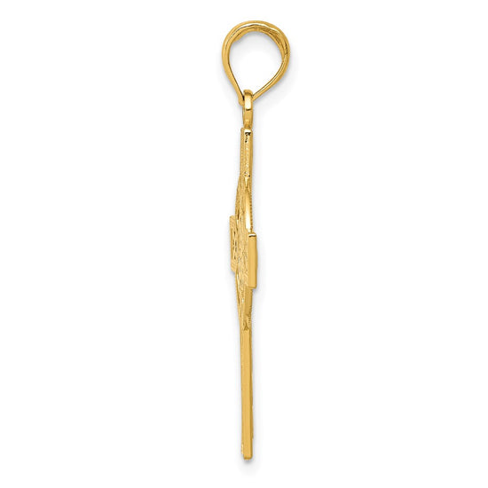 Gold Celtic Cross Pendant