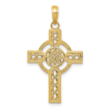 Gold Celtic Cross Pendant