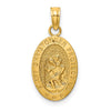 Gold St. Christopher Pendants