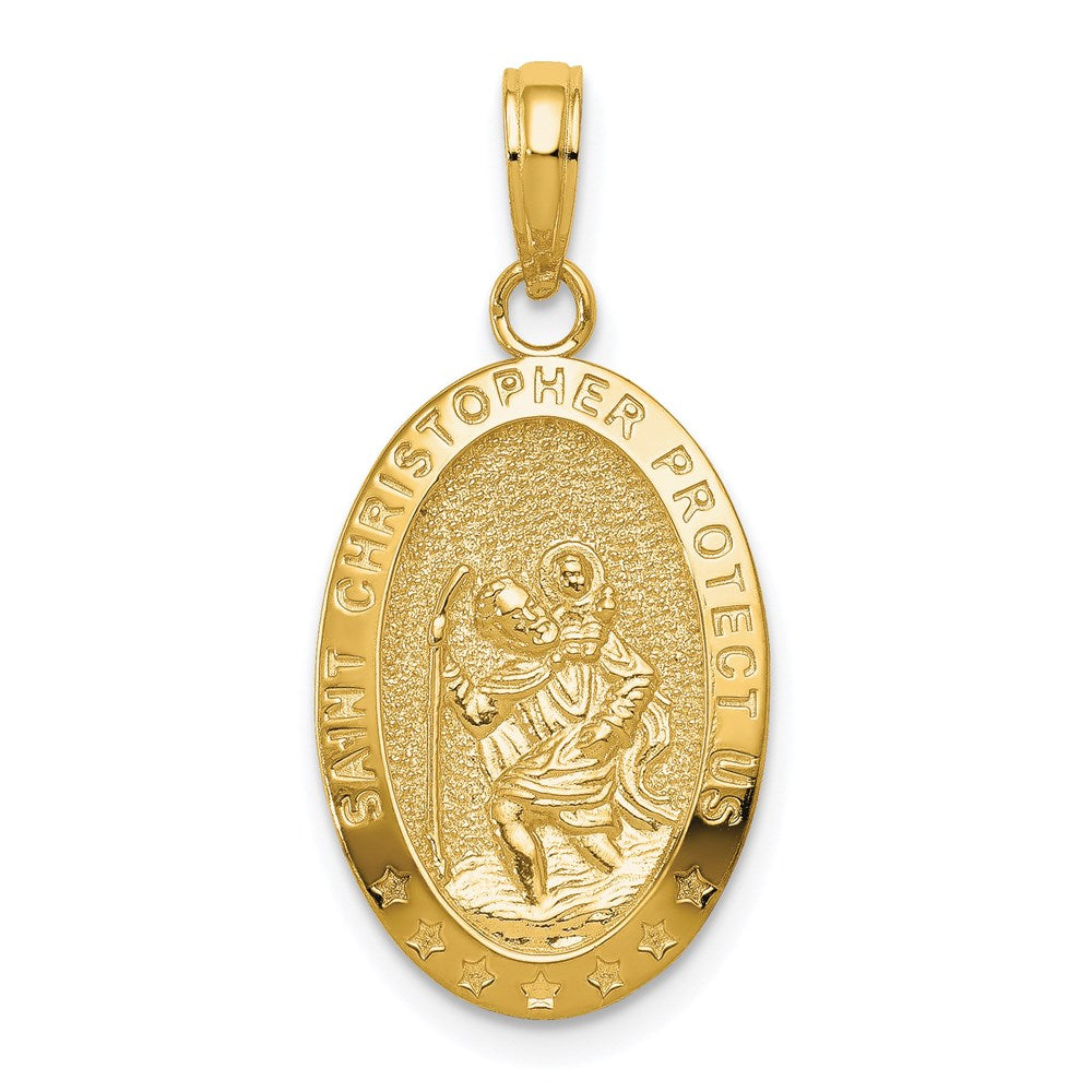 Gold St. Christopher Pendants