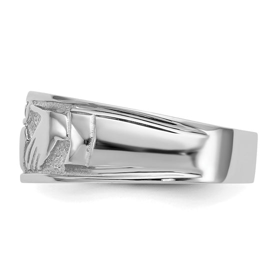 Gold Polished Claddagh Rings