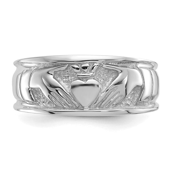 Gold Polished Claddagh Rings