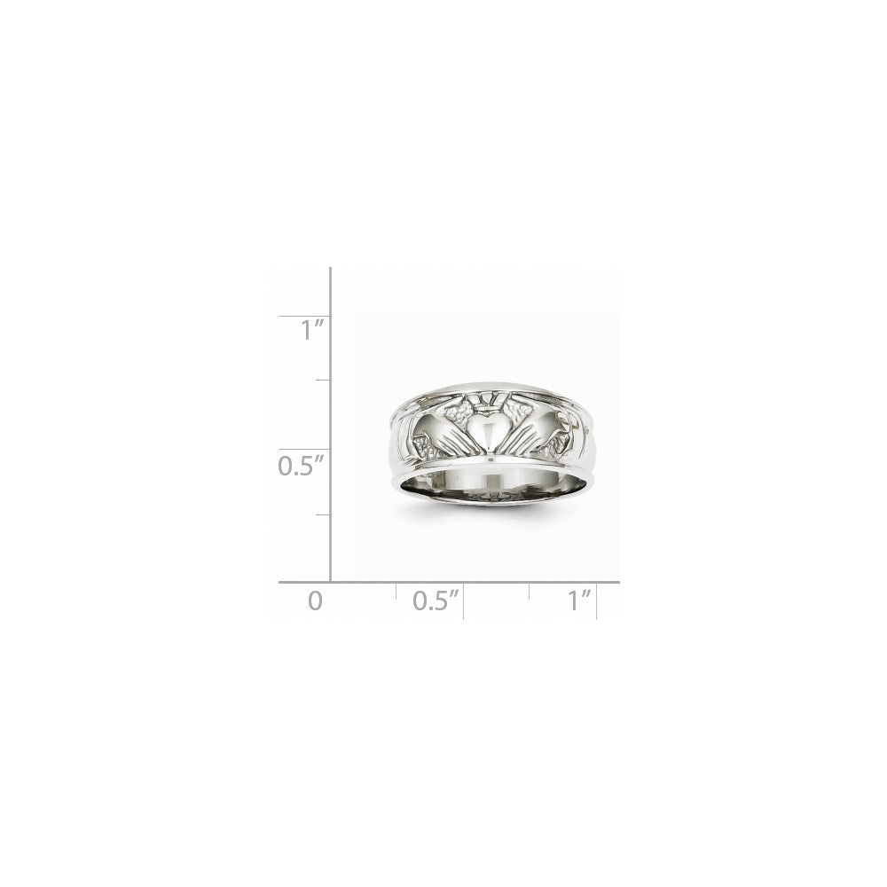 Gold Polished Claddagh Rings