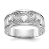Gold Polished Claddagh Rings