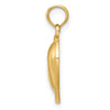 14k Polished Domed Heart Pendant